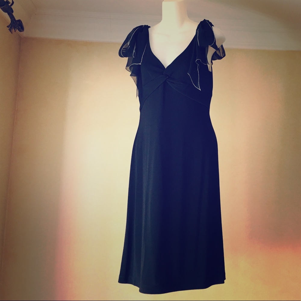 Like new BCBG MaxAzria black cocktail dress medium